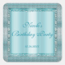 Search for teal blue and silver stickers Elegant