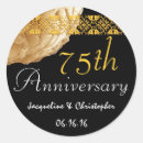Search for anniversary invitation stickers Black