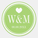 Search for lime green wedding stickers Elegant