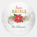 Search for buon natale stickers Red