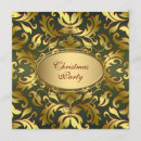 Search for green gold christmas invitations Company
