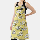Search for bee pattern aprons Yellow