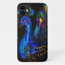 Recherche de dessins de paon iphone coques Coloré