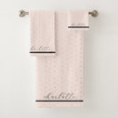 Search for blush pink bath towels Script