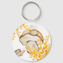 Recherche de champignon porteclés Aquarelle