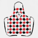 Search for argyle pattern aprons Black
