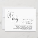Search for lets celebrate wedding invitations Contemporary