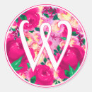Search for letter w stickers Pink