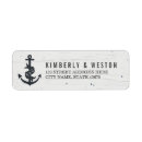 Search for rustic anchor return address labels Vintage