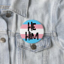 Search for he him pronoun buttons Trans