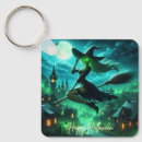 Search for green witch keychains Halloween