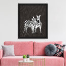 Search for black and white stripes canvas prints Animal