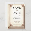 Search for library save the dates Rustic
