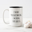 Search for procrastinator mugs Gamer