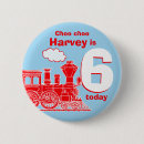 Recherche de anniversaire de train badges Choo choo