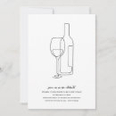 Search for wine glass birthday invitations Minimalist