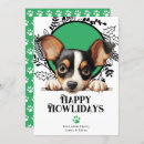 Search for fox terrier christmas cards Happy howlidays