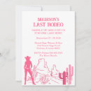 Recherche de far west invitations Dernier rodéo