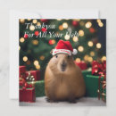 Search for capybara cards Santa