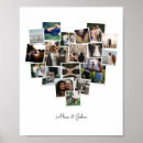 Search for heart shaped collage posters Simple