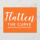 Search for curved shape postcards Flatten the curve