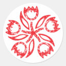 Recherche de tulipe rouge autocollants Rose