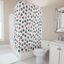 Search for black heart shower curtains Red hearts