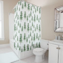 Search for pine trees shower curtains Green
