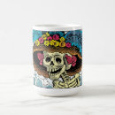Search for floral sugar skulls mugs Calavera