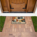 Search for mid century modern design doormats Geometric shapes