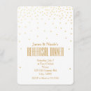 Search for gold foil rehearsal dinner invitations Chic