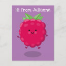Recherche de fruit heureux cartes postales Drôle
