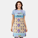Search for blue pansy aprons For her