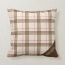 Search for red and beige pillows Brown