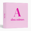 Search for hot pink binders Back to school