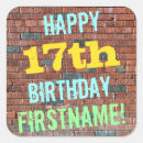 Search for xvii stickers Happy birthday