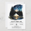 Search for campout birthday invitations Camper
