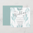 Search for watercolor foliage wedding invitations Simple elegant calligraphy script