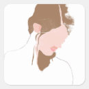 Search for modern portrait stickers Woman