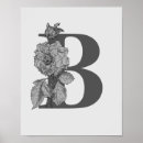 Recherche de lettre b posters Floral