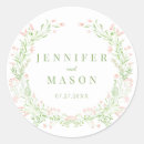 Search for rustic green wedding stickers Spring summer fall winter