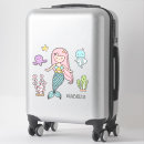 Search for mermaid party favor stickers Pink