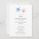 Search for beach anniversary party invitations Golden