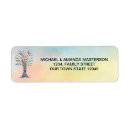 Search for tree of life return address labels Colourful