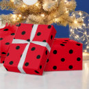Search for black and red polka dot wrapping paper Dots