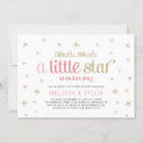 Search for little star baby shower invitations Gold