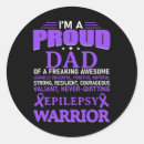 Search for epilepsy ribbon stickers Awareness