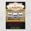 Recherche de nuit de casino invitations Machine à sous
