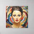 Search for abstract woman face art Contemporary