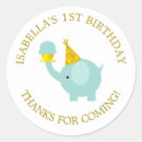 Search for elephant thank you stickers Colourful